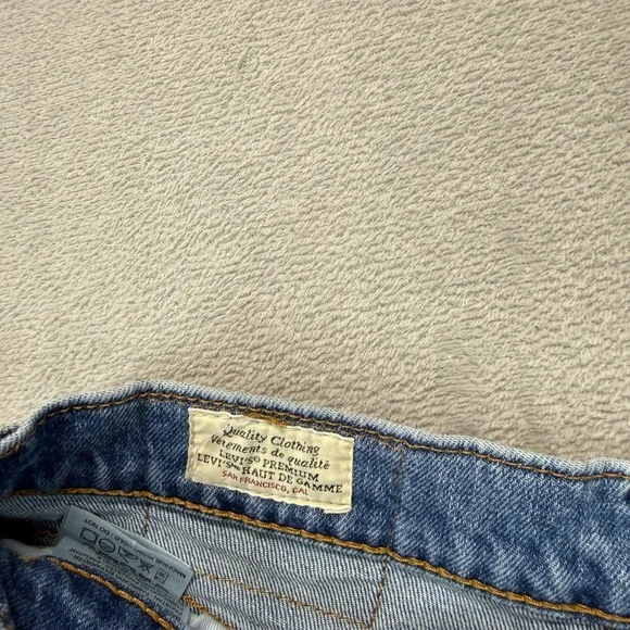 Levi's 511 Jeans Mens 28x32 Blue Slim Fit Med Wash Premium Denim Stretch Preppy - Picture 3 of 13